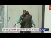 Former Buccaneer Antonio Brown released from jail after posting $25K bond