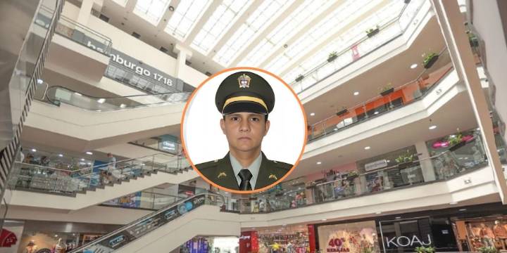 Esta es la identidad del policía que murió tras frustrar asalto en centro comercial de Bucaramanga