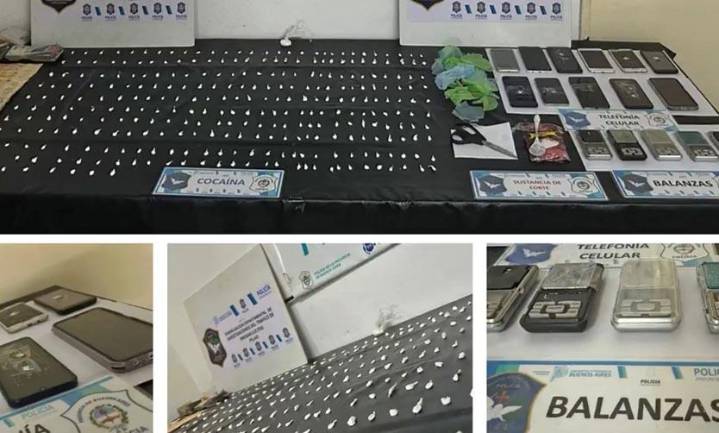 Desbaratan varios puntos de venta de droga en Pilar y secuestran más de 280 dos