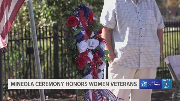 Mineola parade and ceremony honors female veterans