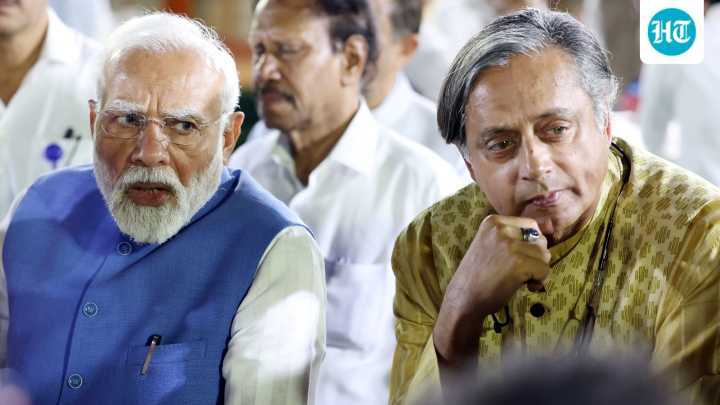 Tharoor braves cold to witness PM's speech, heaps praises: 'Glad to have...'