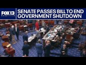 Senate approves bill to end government shutdown