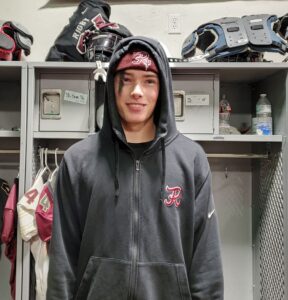 Rigby’s Cannon Korth with a dual-role performance in Trojans’ playoff win over Rocky Mountain