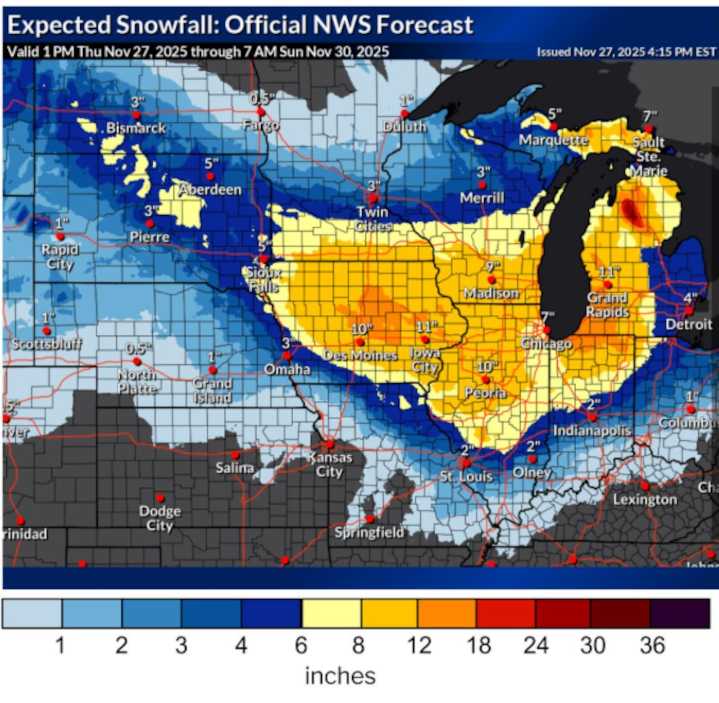 Incoming winter storm has Michigan in the bullseye: Where the snow will stack up