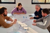 Cecilia Soler explicó los trabajos en el Puente 14 de Agosto de Quilmes