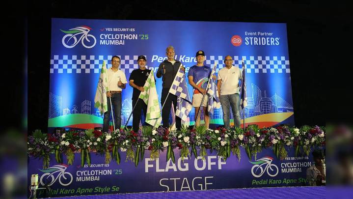 Milind Soman Flags Off YES SECURITIES’ Debut Cyclothon ‘25, Inspiring All to ‘Pedal Karo Apne Style Se’