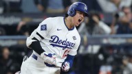 Shohei Ohtani reacts to joining Barry Bonds in MLB history with 4th MVP