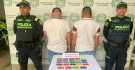 Caen en flagrancia: dos sujetos fueron detenidos por intentar forzar un cajero y hurtar ciudadanos en Montenegro