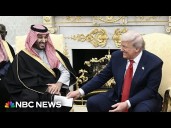 Trump praises Saudi crown prince during White House visit