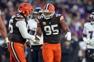 Myles Garrett sits out Friday’s practice with an illness before the Raiders game but will play