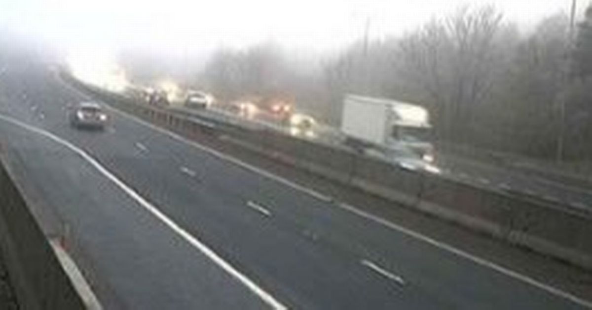 Edinburgh commuters face M8 rush hour delays following multi