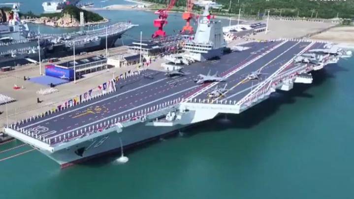 Agárrense: China pone en marcha portaaviones electromagnético Fujian🎦