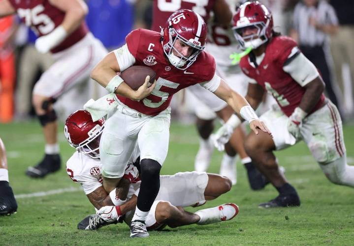 College Football Playoff rankings predictions: How far will Alabama fall in Tuesday's Top 25?