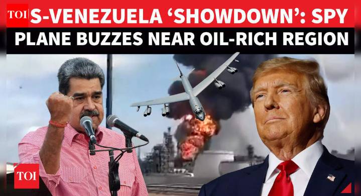 Maduro RAGES As US Spy Plane ‘EAVESDROPS’ On Oil-Rich Region Near Venezuela After Crude Plant Fire