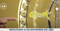 Resultados del Chispazo de hoy 24 de noviembre del 2025. Ve los números ganadores