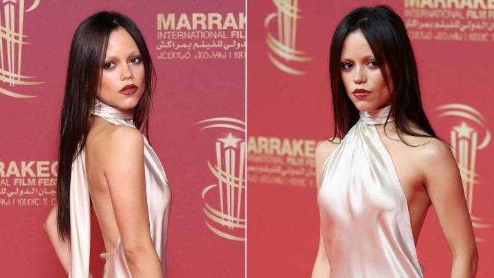 Jenna Ortega Returns to the Marrakech Red Carpet in Liquid Satin