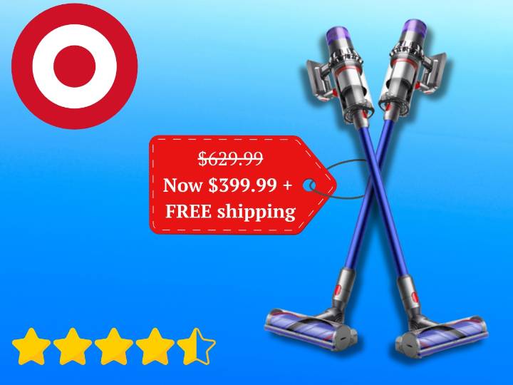 Target has quietly slashed $230 off this powerful Dyson cordless vacuum just in time for holiday hosting