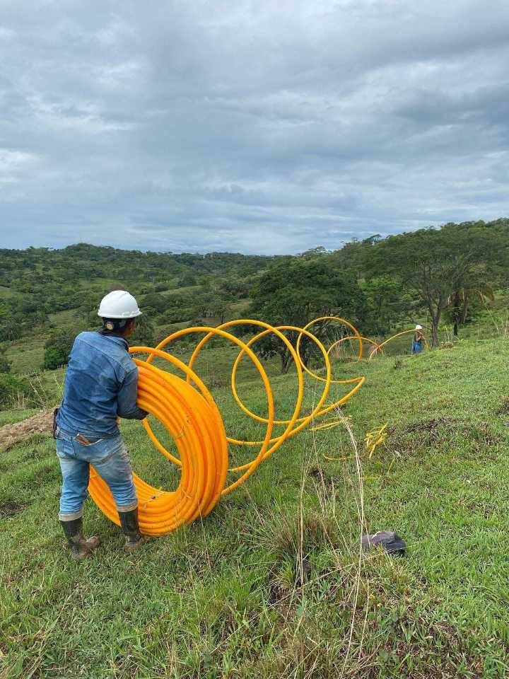 Gasificación que lidera Zorro en Nunchía ya alcanza un 93% de avance
