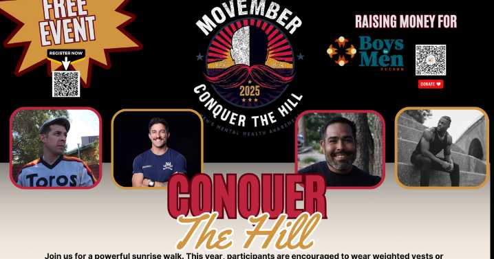 Conquer the Hill: Raising awareness for men's mental health