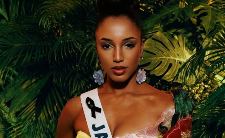 Señorita Jamaica sufre aparatosa caída durante las preliminares de Miss Universo