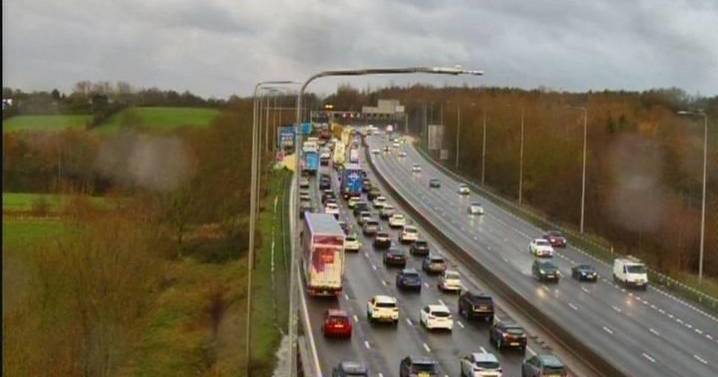 M62 live updates as crash and fuel spillage causes 'severe delays' and miles of traffic on motorway