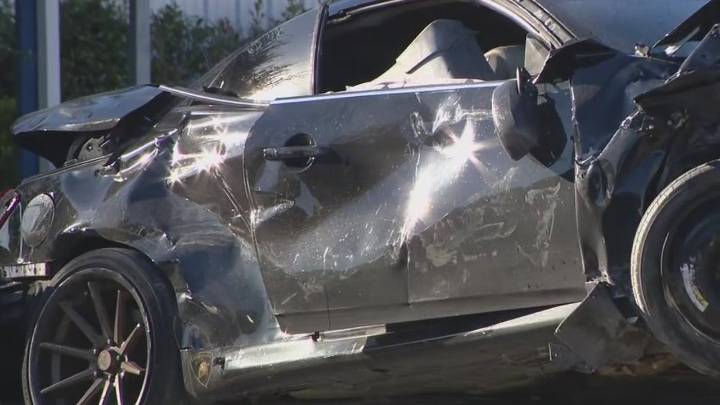 Brief Houston chase ends in crash; one hospitalized, officials say