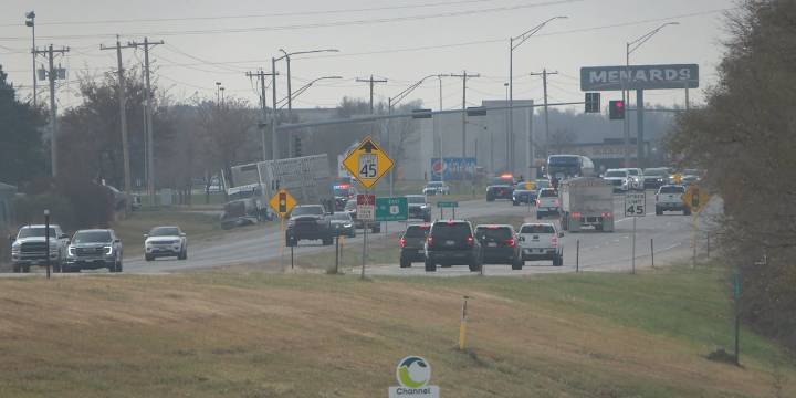 Citation issued after crash involving a semi in Hastings