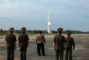 North Korea launches suspected SRBM towards East Sea