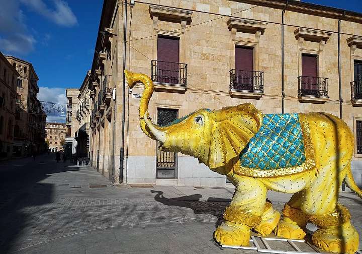 Los nuevos adornos gigantes que ya decoran la Navidad en Salamanca