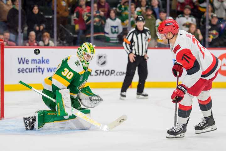 Tight schedule and hot goalies mean Wild rotation likely