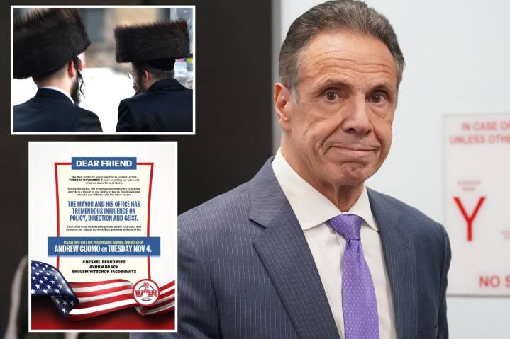 Andrew Cuomo backed by NYC Satmar Hasidic community after rabbi issues ‘unauthorized’ Zohran Mamdani endorsement