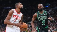 Durant scores 26, Rockets rout Celtics 128