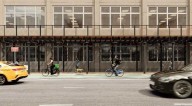Shed happens: City reveals six modern sidewalk scaffolding designs to replace old green scheds