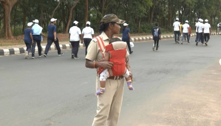Brave Home Guard in Odisha balances duty and motherhood