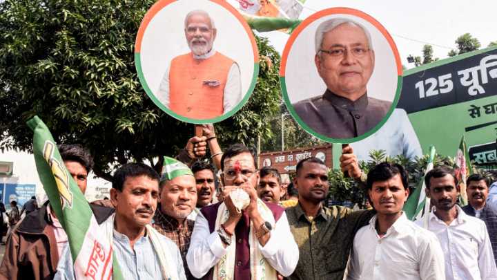 Bihar polls: NDA secures majority mark, wins 152 seats; Mahagathbandhan takes 21