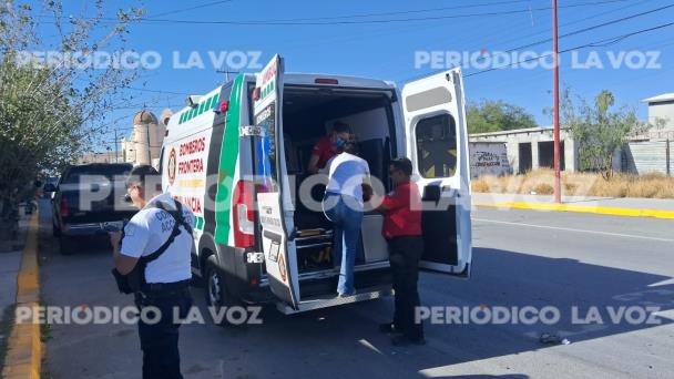 Choque en Centro de Frontera deja a mujer herida y cuantiosos daños materiales