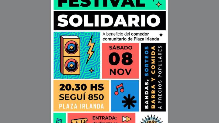 Festival Solidario en Plaza Irlanda