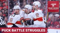 PUCK BATTLE STRUGGLES: Panthers are last in the NHL in puck battle win percentage