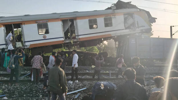 Railway accident: 68733-MEMU and goods train collide in Bilaspur; six dead, many injured