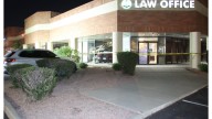13-year-old crashes car into Mesa building, dad arrested, police say