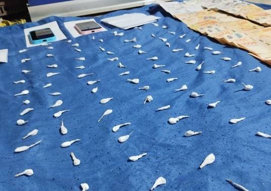 San Luis: incautan droga valuada en más de $800 mil pesos y detienen a tres personas