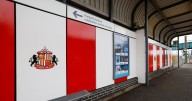Stadium of Light Metro station 'completely renewed' after being repainted red and white