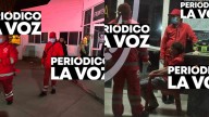 Para pedir ayuda llega golpeado y descalzo al C4