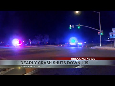 Fatal crash closes Irvington and I