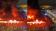Massive fire at Saint Petersburg market: 1 dead, multiple injured