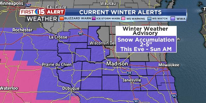 FIRST ALERT DAY - Snow arrives tonight