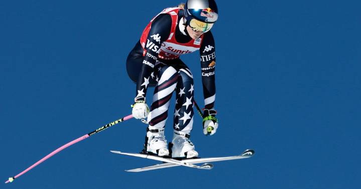 Lindsey Vonn back on the podium after historic World Cup downhill win