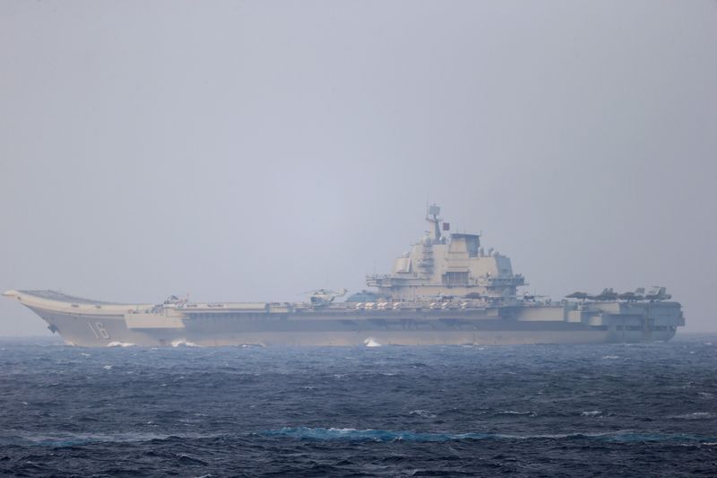 Chinese carrier holds air drills as Tokyo, Beijing trade barbs