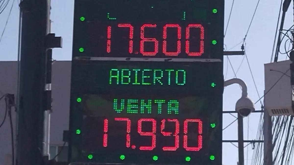 Tipo de cambio en Tijuana