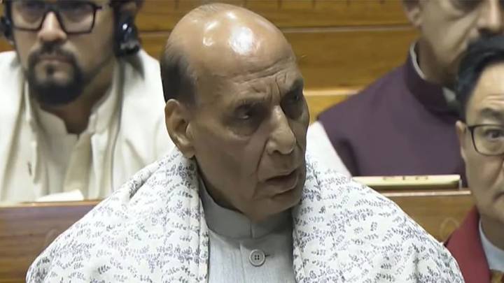 Vande Mataram was marginalised after Independence: Rajnath Singh in Lok Sabha